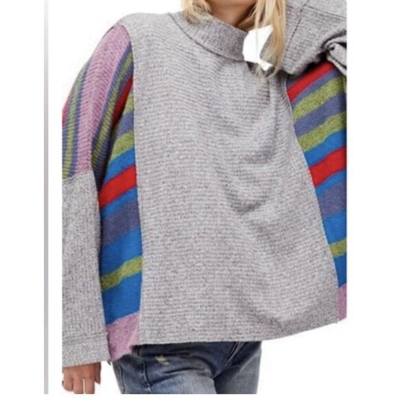 Free People M Susie Swit Pullover Oversized Sweater - Picture 2 of 6